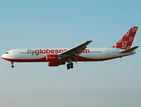 G-CEOD @ LEBL - Boeing 763 heavy on final RWY 25R. - by Jorge Molina