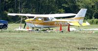 N7009Q @ 42VA - The canary again, on grass now
