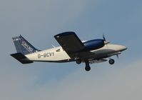 G-BCVY @ EGBJ - Seneca at Gloucestershire (Staverton) Airport - by Terry Fletcher