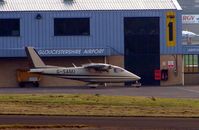 G-SAMJ @ EGBJ - Partenavia P68B at Gloucestershire (Staverton) Airport - by Terry Fletcher