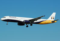 G-OZBG @ LEBL - Monarch on final RWY 25R. - by Jorge Molina