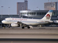 N828AW @ KLAS - US Airways - 'Retro' / Airbus Industrie A319-132 - by Brad Campbell