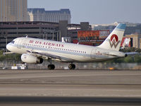 N828AW @ KLAS - US Airways - 'Retro' / Airbus Industrie A319-132 - by Brad Campbell