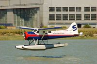 C-FAOP @ CYVR - landing at the YVR seaplane facility,Fraser River