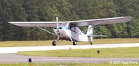 N2840E @ MCZ - Coasting in to the taxiway - by Paul Perry