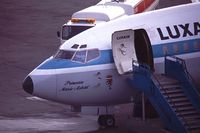 LX-LGI @ ELLX - Luxair aircraft named Princesse Marie-Astrid - by Michel Teiten ( www.mablehome.com )