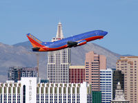 N343SW @ KLAS - Southwest Airlines / 1989 Boeing 737-3H4 / This is the plane I flew on from Vegas to Austin as Flight 68 - Sept., 27, 2007 - by Brad Campbell