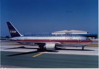 N647US @ LAX - N647US in US Air livery,LAX 1990 - by metricbolt