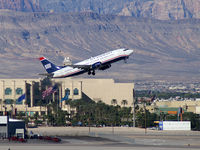 N309AW @ KLAS - US Airways / 1990 Boeing 737-3G7 - by Brad Campbell