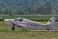 D-KAQI @ LSZG - Sportavia-Fournier RF4D on taxiway - by eap_spotter