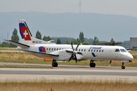 HB-IYE @ LFSB - liningup at intersection Hotel - by eap_spotter