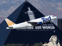 N441UA @ KLAS - Ted Airlines / 1997 Airbus Industrie A320-232 - by Brad Campbell