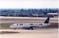 G-MIDL @ LHR - Star Alliance colours in 2001 - by metricbolt