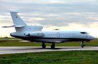 OE-IDX @ EGGW - my first photo of a Falcon 900DX - by Terry Fletcher