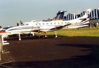 G-BOJN @ EGLF - Displayed at the 1988 Farnborough Show - subsequently became ZK-NSS - by Terry Fletcher