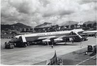 JA8010 - JA8010 KirishimaHKG Kai Tak airport,1968 - by metricbolt