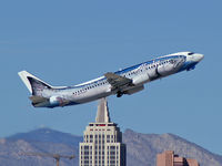 N792AS @ KLAS - Alaska Airlines - 'Salmon-Thirty-Salmon' / 1997 Boeing 737-490 - by Brad Campbell