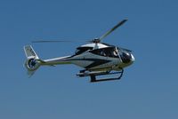 G-FCKD - Helicopters arrive at the temporary Heliport on 2007 Epsom Derby Day (Horse racing) - by Terry Fletcher