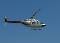 G-JLEE - Helicopters arrive at the temporary Heliport on 2007 Epsom Derby Day (Horse racing)