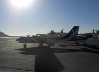 N6719F @ SZP - 1976 Piper PA-34-200T SENECA II, two turbocharged Continental TSIO-360 220 Hp each - by Doug Robertson