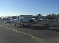 N6719F @ SZP - 1976 Piper PA-34-200T SENECA II, two turbocharged Continental TSIO-360 220 Hp each - by Doug Robertson