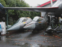 36-8517 - F-104J/Cafe Hikohjyo,Shizuoka (Preserved) alongside 46-8604