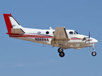 N888MA @ KVGT - Sierra Air Center Inc. - Livermore, California / 1975 Beech C90 - by Brad Campbell