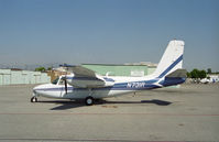 N731R @ VNY - N731R Aero Commander 560 at Van Nuys - by Pete Hughes