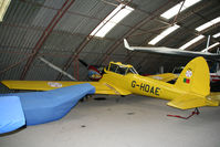 G-HDAE @ ENSTONE - G-HDAE ex Portugese Air Force Chipmunk at Enstone - by Pete Hughes
