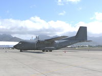 R3 @ PHNL - C-160 on ramp at Honolulu International - by John J. Boling
