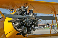 N69666 @ KLSV - Privately Owned - Las Vegas, Nevada / 1943 Boeing B75N1 - by Brad Campbell