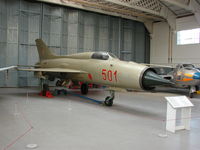 501 @ EGSU - 3. MIKOYAN MIG21 at Duxford. (MAX. mach 2.1) - by Eric.Fishwick