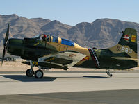 N39147 @ KLSV - Privately Owned - Sugar City, Idaho / Douglas SKYRAIDER AD-5(A-1E) - by Brad Campbell