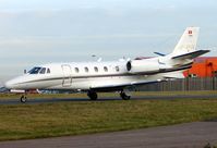HB-VNH @ EGGW - This Citation Excel uses callsign 'Swissjet' - by Terry Fletcher
