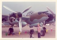 N38LL - P-38 Scatterbrain Kid at Great Southwest Airport Airshow, Ft. Worth, TX - taken by my father - that's me!