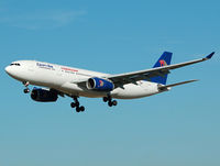 SU-GCK @ LEBL - A333 on final to RWY 25R. - by Jorge Molina