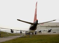 N623US @ MSP - Look what's on the ground between engine #1 and 2 - by Matt Miles