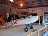 G-EBWD @ EGTH - The DH60X Hermes Moth that Richard Shuttleworth soloed in 1932. It has been based at Old Warden Aerodrome since then