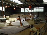 G-CAMM @ EGTH - The diminutive but very cute Hawker Cygnet at Old Warden Aerodrome