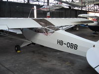 HB-OBB @ LSGL - In the hangar of Lausanne - by P. de Goumoens