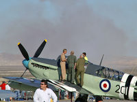 N518WB @ KLSV - Edward G. Kurdziel - Del Mar, California / 1950 Aviation Ltd. AS-6 - Fairey Firefly - by Brad Campbell