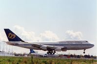 B-16801 @ CYVR - Arrving in Vancouver from Taipei,late 1990s. - by metricbolt