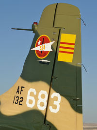 N39147 @ KLSV - Privately Owned - Sugar City, Idaho / Douglas AD-5(A-1E) - Skyraider - by Brad Campbell
