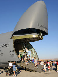 68-0213 @ KLSV - USA - Air Force Lockheed C-5C Galaxy (L-500) 68-0213 (cn 500-0016) - by Brad Campbell