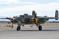 N8195H @ KLSV - Mitchell Productions - San Fernando, California / 1944 North American TB-25N Mitchell - 'Heavenly Body' - by Brad Campbell