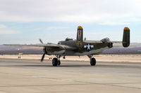 N8195H @ KLSV - Mitchell Productions - San Fernando, California / 1944 North American TB-25N Mitchell - 'Heavenly Body' - by Brad Campbell