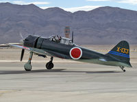 N712Z @ KLSV - American Airpower Heritage Flying Museum - Midland, TX / 1942 Mitsubishi A6M3 - Zero - by Brad Campbell