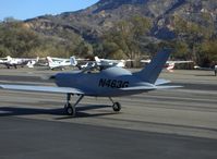 N463G @ SZP - 2007 Griffin Special Questair VENTURE SPIRIT, Continental IO-550-G 310 Hp, fixed-gear version, taxi to very first-ever takeoff - by Doug Robertson