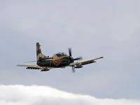 N39147 @ KLSV - Privately Owned - Sugar City, Idaho / Douglas AD-5(A-1E) - Skyraider - by Brad Campbell