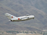 N87CN @ KLSV - Air Museum Planes of Fame - Chino, California / State Aircraft Factories - Mikoyan-Gurevich Mig-15 Fagot - by Brad Campbell
